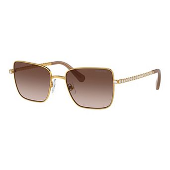 Women's Swarovski SK7015 Polarized Oval Sunglasses