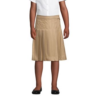 Girls 2-16 Lands' End School Uniform Pleated Below-The-Knee Skirt