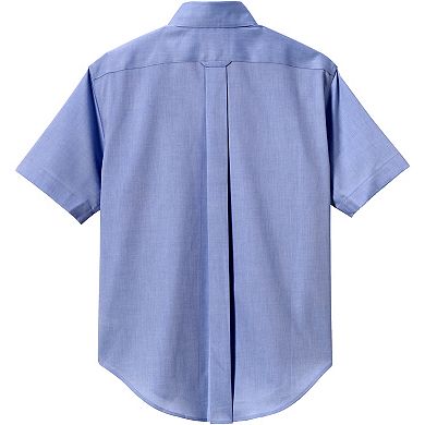 Boys 4-20 Lands' End School Uniform Short Sleeve No Iron Pinpoint Dress Shirt