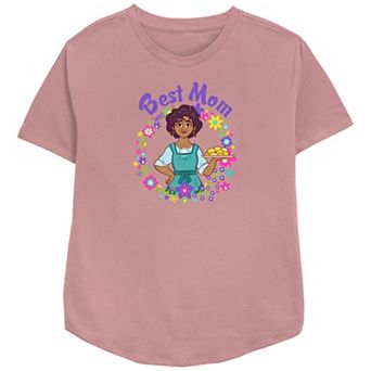 Disney Encanto Women's Best Mom Relaxed Fit Graphic Tee
