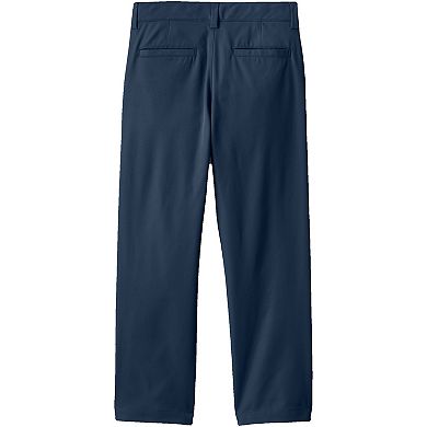 Boys 8-20 Lands' End Husky School Uniform Iron Knee Active Performance Chino Pants