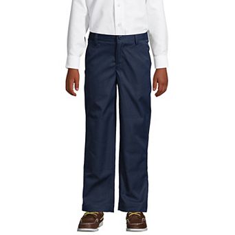 Boys 8-20 Lands' End Husky School Uniform Iron Knee Active Performance Chino Pants