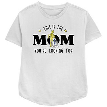 Women's Star Wars This Is The Mom You're Looking For Relaxed Fit Graphic Tee