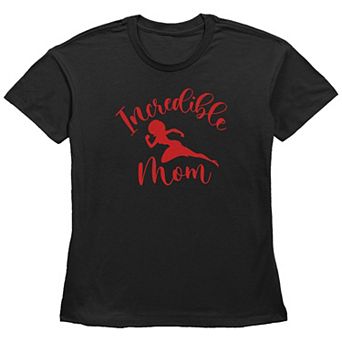 Disney / Pixar The Incredibles Women's Elastigirl Incredible Mom Basic Fit Graphic Tee
