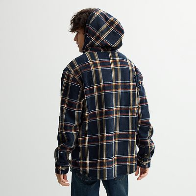 Mens Trinity Coast Sherpa-Lined Hooded Shacket