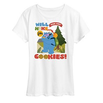 Women's Sesame Street Will Hike For Cookies Graphic Tee