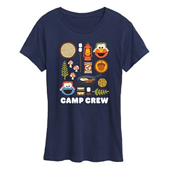 Women's Sesame Street Camp Crew Graphic Tee