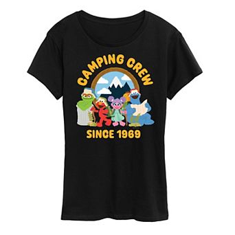 Women's Sesame Street Camping Crew 1969 Graphic Tee