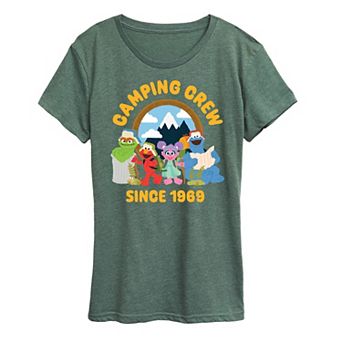 Women's Sesame Street Camping Crew 1969 Graphic Tee