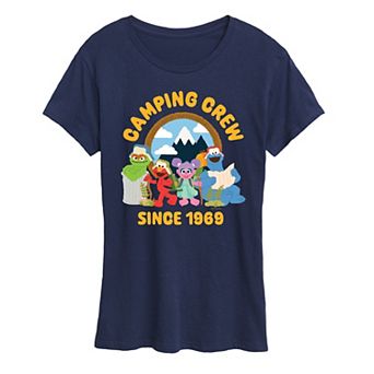 Women's Sesame Street Camping Crew 1969 Graphic Tee