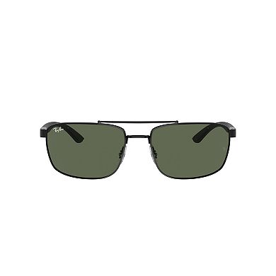 Men's Ray-Ban RB3737 60mm Polarized Rectangle Sunglasses