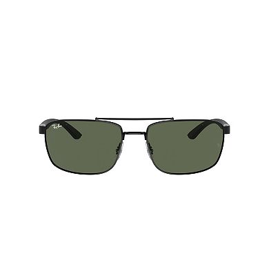 Men's Ray-Ban RB3737 60mm Polarized Rectangle Sunglasses
