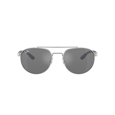 Men's Ray-Ban RB3736 56mm Irregular Mirror Sunglasses