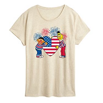 Women's Sesame Street Heart America Graphic Tee