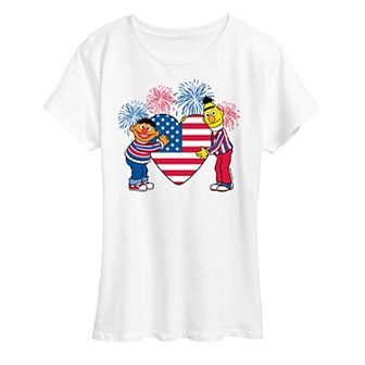 Women's Sesame Street Heart America Graphic Tee