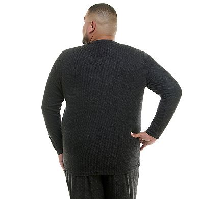 Big & Tall Sonoma Goods For Life® Long Sleeve Crewneck Pajama Shirt