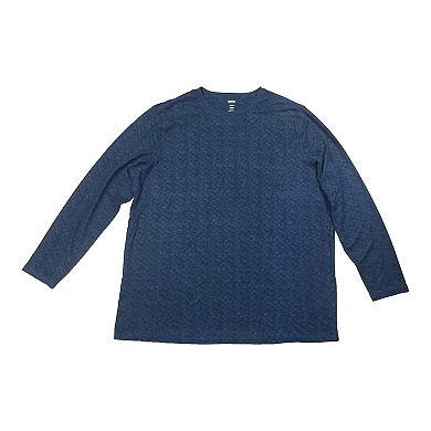 Big & Tall Sonoma Goods For Life® Long Sleeve Crewneck Pajama Shirt