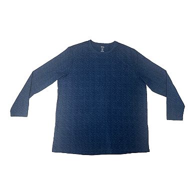 Big & Tall Sonoma Goods For Life® Long Sleeve Crewneck Pajama Shirt