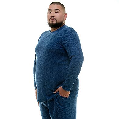 Big & Tall Sonoma Goods For Life® Long Sleeve Crewneck Pajama Shirt