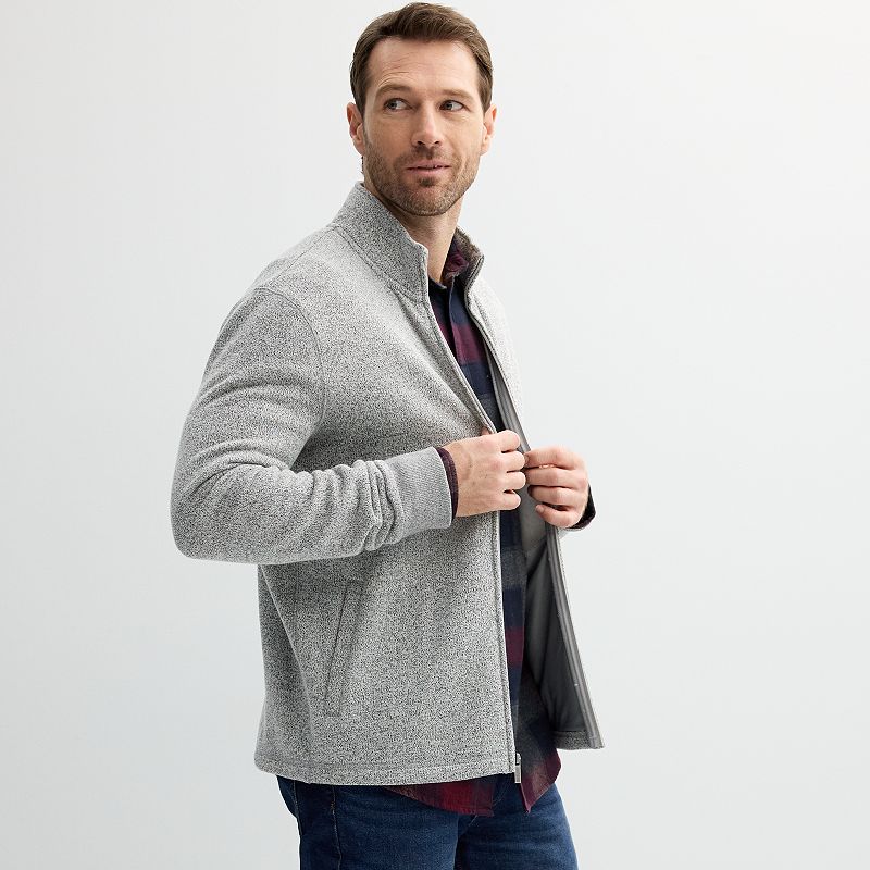 Men's Sonoma Goods For Life® Sweater Fleece Full-Zip Cardigan