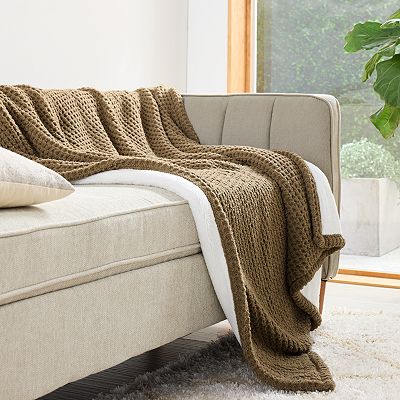 Sonoma Goods For Life Waffle Knit Throw Blanket