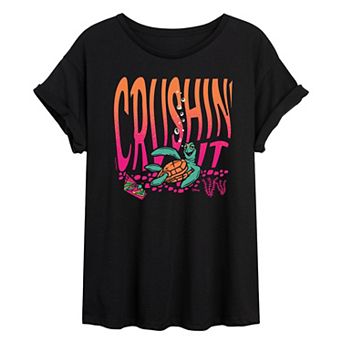Disney / Pixar's Finding Nemo Juniors' Crushin' It Oversized Tee