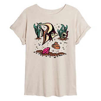 Disney / Pixar's Finding Nemo Gill Juniors' Oversized Tee