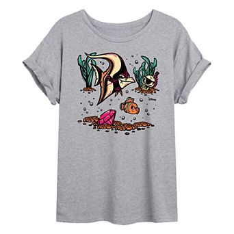 Disney / Pixar's Finding Nemo Gill Juniors' Oversized Tee