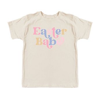 Easter Babe Colorful Toddler Short Sleeve Graphic Tee