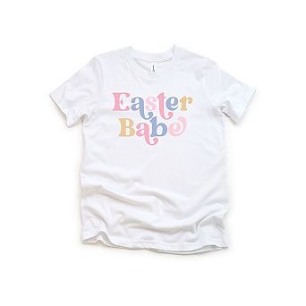 Easter Babe Colorful Toddler Short Sleeve Graphic Tee
