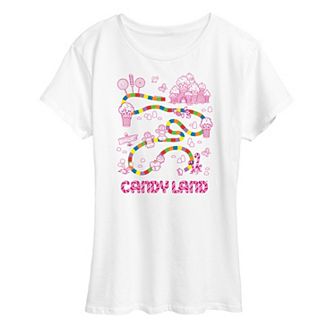 Women's Candy Land Game Board Graphic Tee by Hasbro
