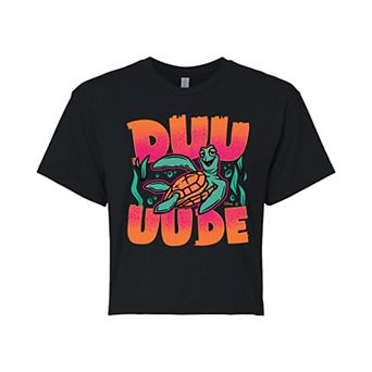 Disney / Pixar's Finding Nemo Crush Juniors' Dude Cropped Tee