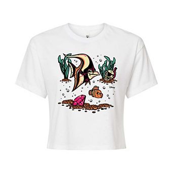 Disney / Pixar's Finding Nemo Gill & Nemo Juniors' Cropped Tee