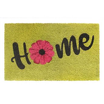 RugSmith Home Flower Script Doormat