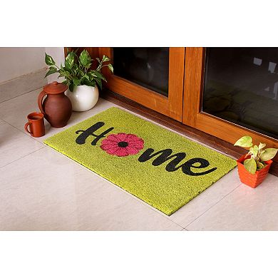RugSmith Home Flower Script Doormat