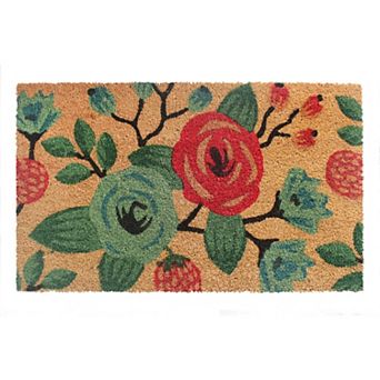 RugSmith Roses and Berries Doormat