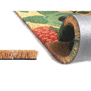 RugSmith Roses and Berries Doormat