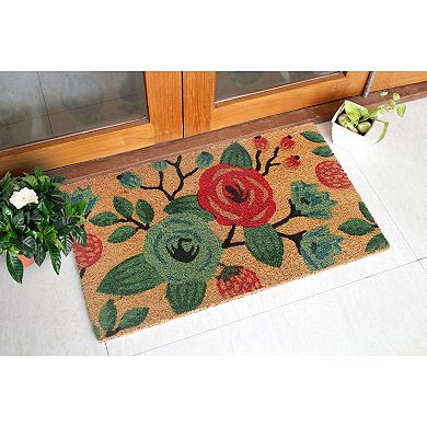 RugSmith Roses and Berries Doormat