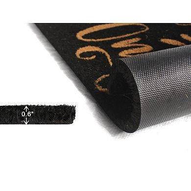 RugSmith Blackout Good Vibes Only Doormat