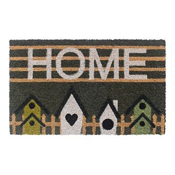 RugSmith Birdhouse Row Home Script Doormat