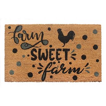 RugSmith Farm Sweet Farm Chicken Doormat