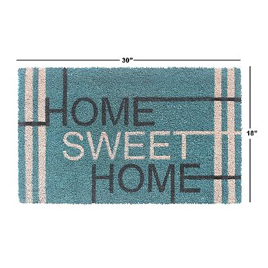 RugSmith Home Sweet Home Geometric Script Doormat
