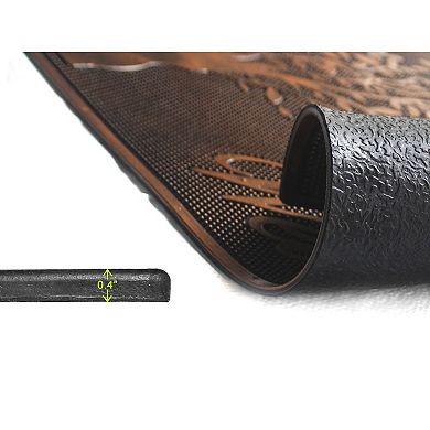 RugSmith Copper-Tone Windy Welcome Tree Doormat