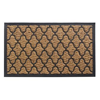 RugSmith Coir Diamond Pattern Doormat