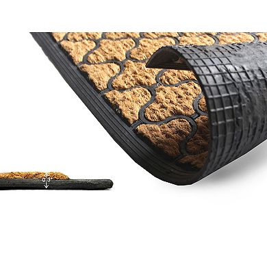RugSmith Coir Diamond Pattern Doormat