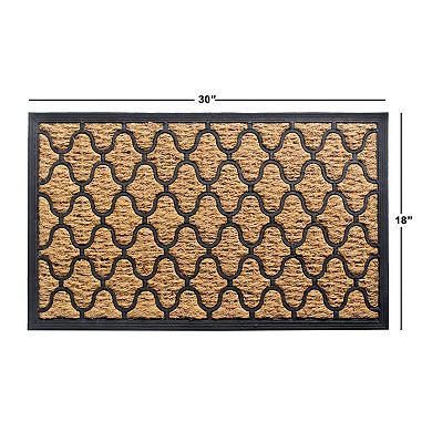 RugSmith Coir Diamond Pattern Doormat