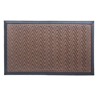 RugSmith Basic Zigzag Geo Print Doormat
