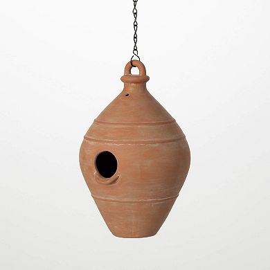 Sullivan's 10.5 in. Honey Pot Terracotta Birdhouse