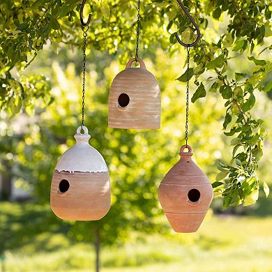 Sullivan's 10.5 in. Honey Pot Terracotta Birdhouse