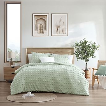 Swift Home Fluffy Pom Pom Comforter Set with Shams